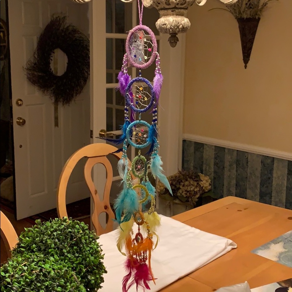 Dreamcatcher - Beautiful, beaded, feathers